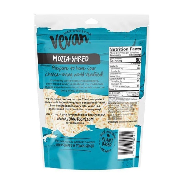 Vevan - Mozza Cheese Shreds, 8 Oz- Pantry 3