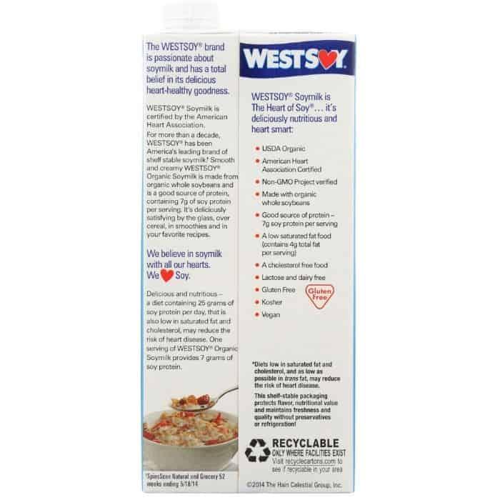 WESTSOY - Organic Soy Milk, 32 fl oz- Pantry 2