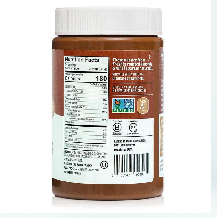 Wild Friends – Chocolate Almond Butter, 16 oz- Pantry 2