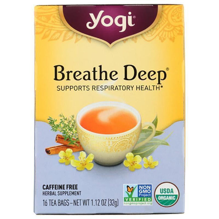 Yogi Tea - Breathe Deep Tea, 16 Bags, 1.1 oz- Pantry 1