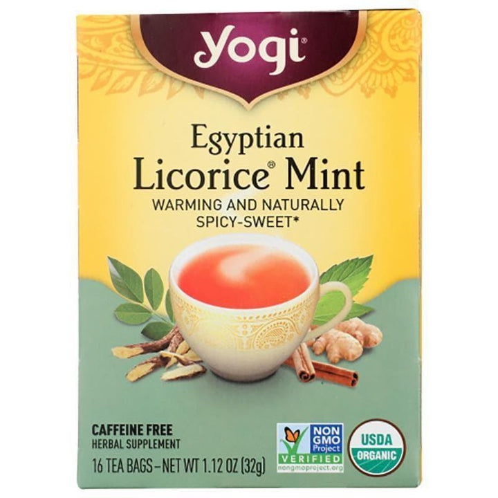 Yogi Tea - Egyptian Licorice Mint, 16 Bags, 1.1 oz- Pantry 1