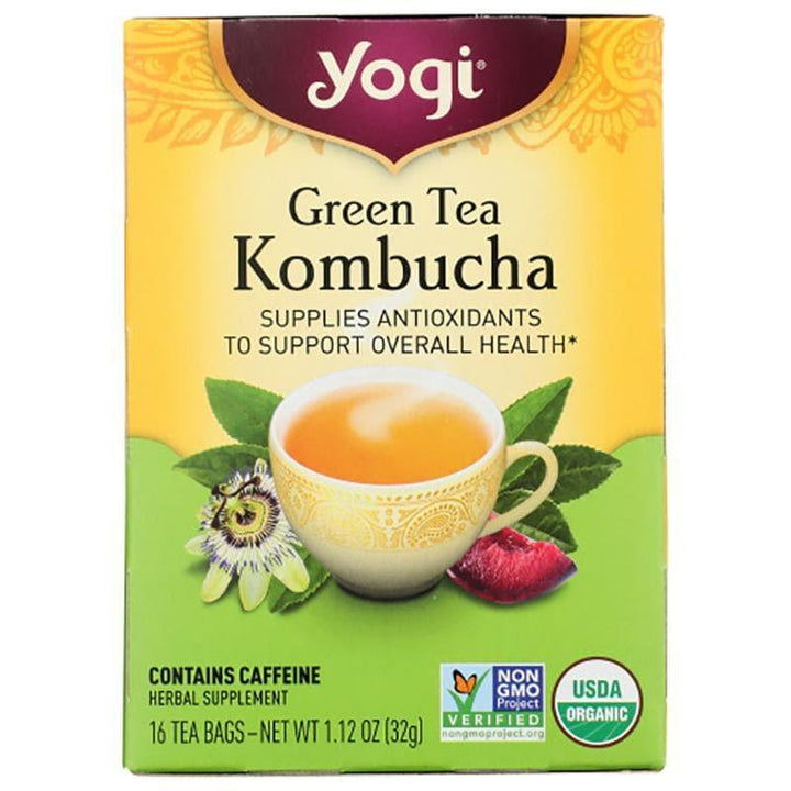 Yogi Tea - Green Tea Kombucha, 16 Bags, 1.1 oz- Pantry 1