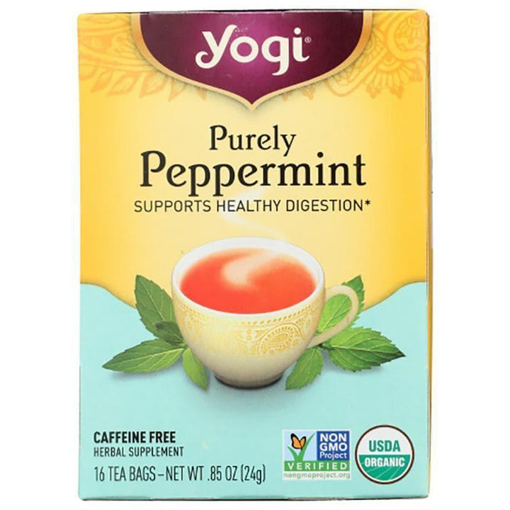Yogi Tea - Purely Peppermint, 16 Bags, 1.1 oz- Pantry 1