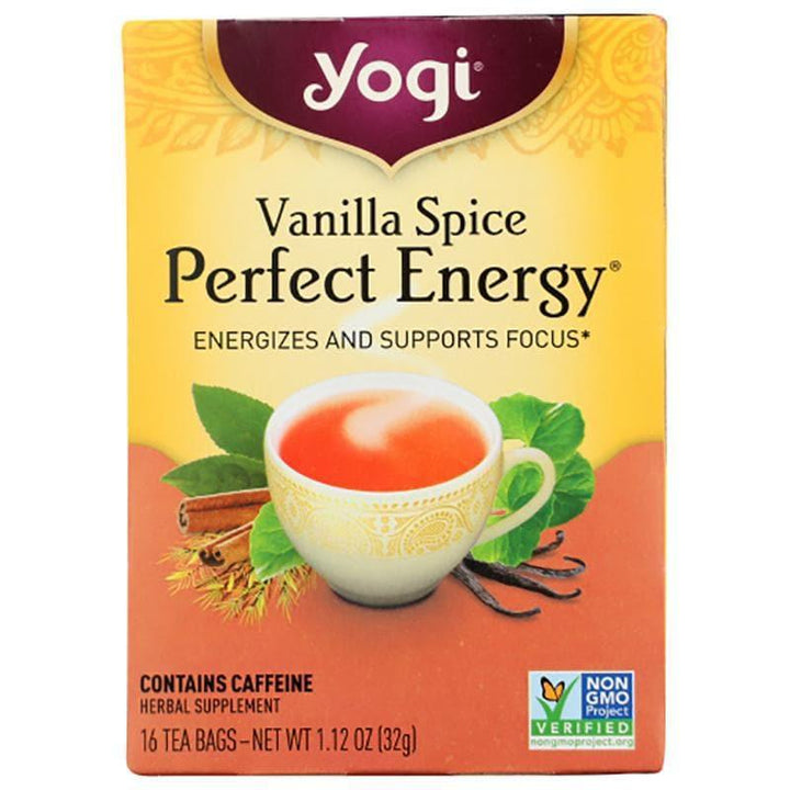 Yogi Tea - Vanilla Spice Perfect Energy, 16 Bags, 1.1 oz- Pantry 1