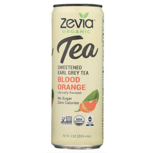 Zevia - Earl Grey Tea Blood Orange, 12 Oz