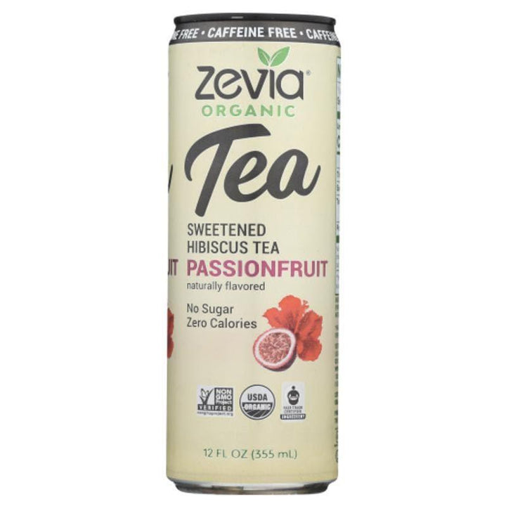 Zevia - Hibiscus Passionfruit Tea, 12 Oz- Pantry 1